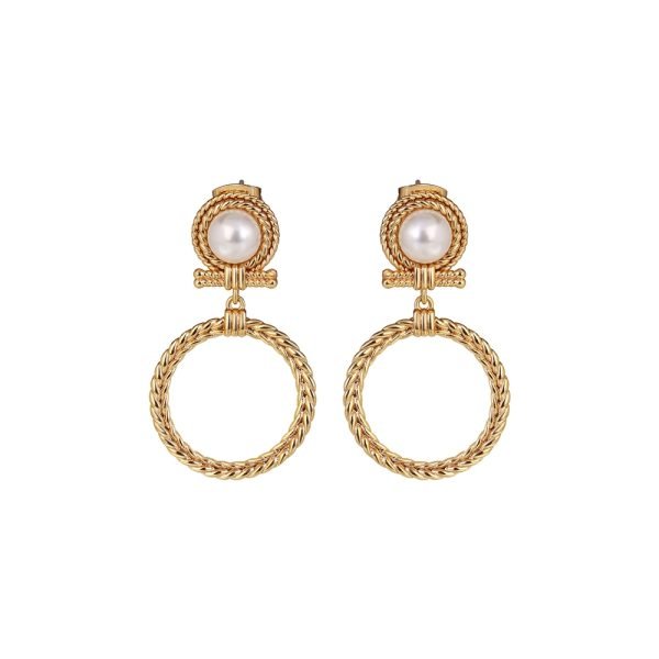Sapho Statement Pearl Earrings from Newbridge Silverware